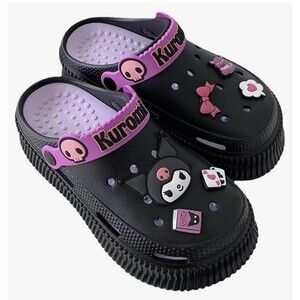 Kuromi Kawaii Cartoon Cloud Slide Slippers Women’s Size 9/10 New